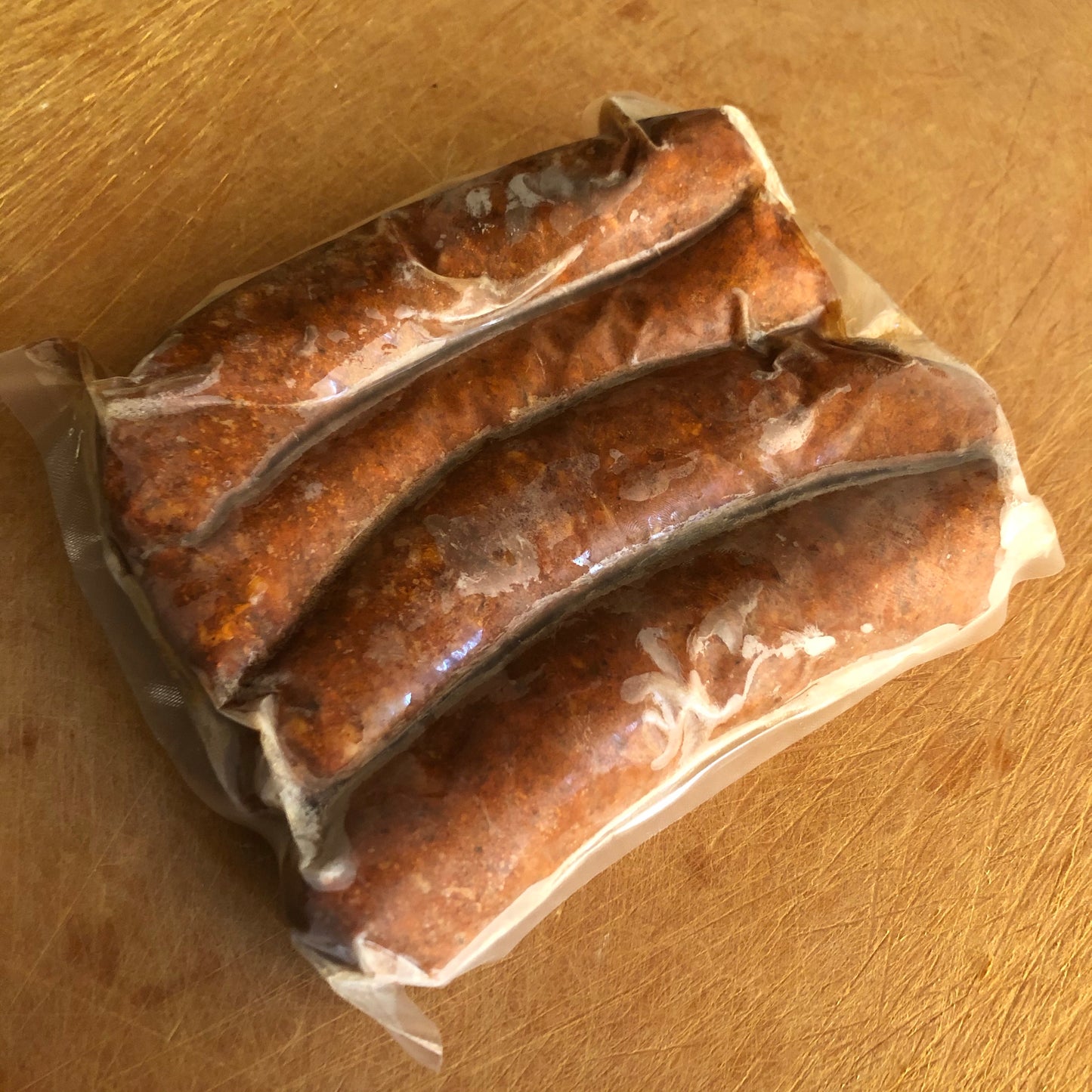 Chorizo - fresh (raw and frozen)